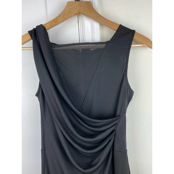 La Reine Women's Size S Black Sleeveless Ruched Bodycon Dress - Picture 1 of 6